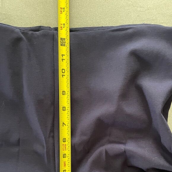Fabletics Navy Ponte Skinny Zip Split Pant Size XXL - Picture 9 of 11